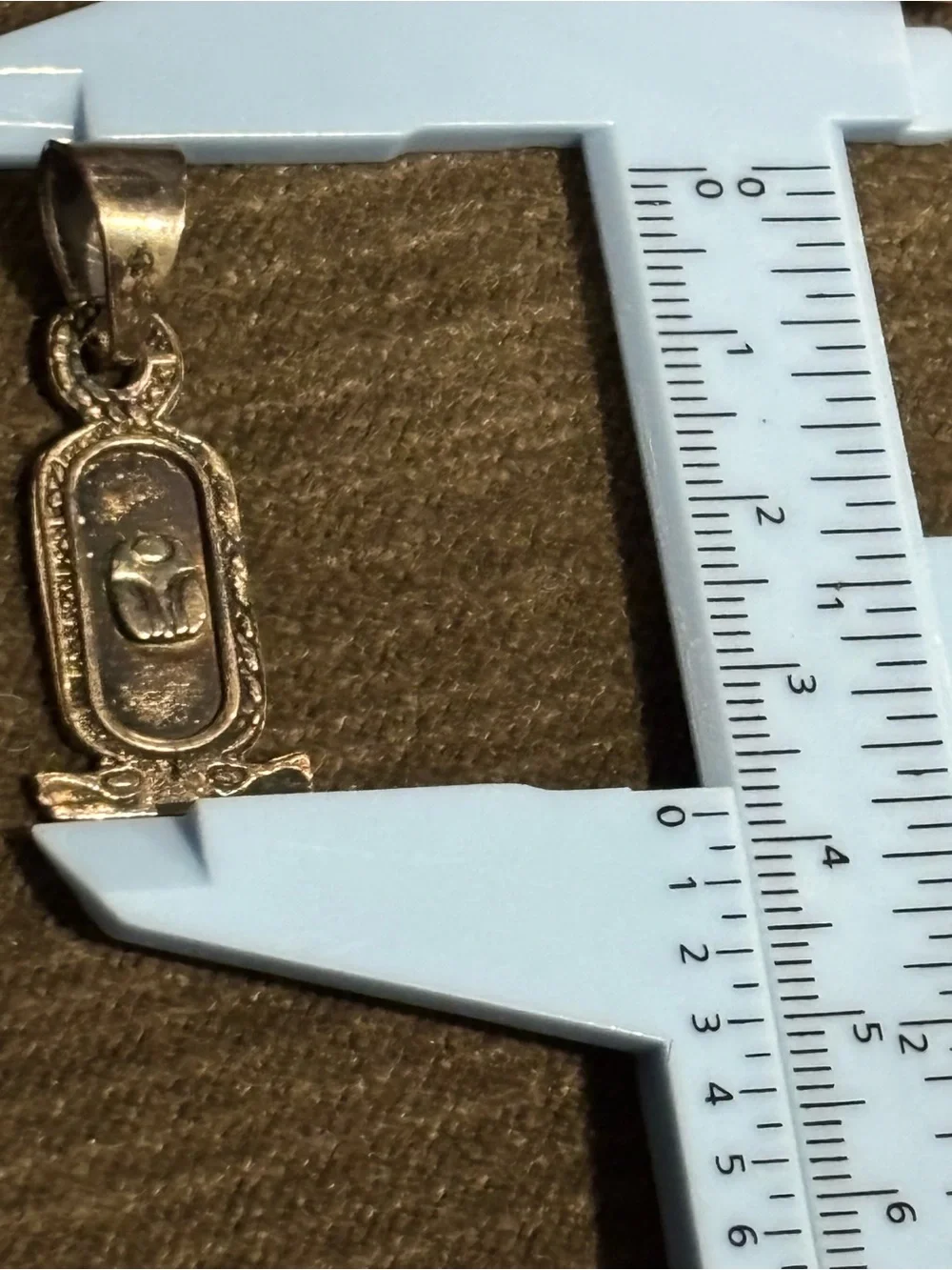 Men's .925 Sterling Silver Egyptian/Mayan Scarab Pendant Fine Jewelry